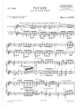 Pavane pour une infante défunte - 2 guitares - RAVEL - Partition